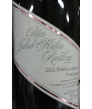 "Rheingau Riesling Beerenauslese" 2000 0,375L