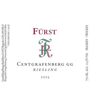 CENTGRAFENBERG Riesling GG 2015 0,75l