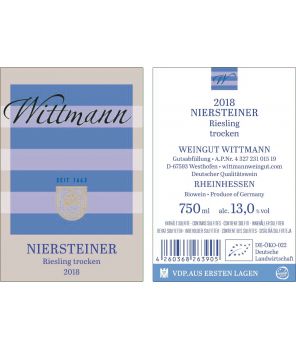 “Nierstein Riesling Trocken“ 2018 0,75l