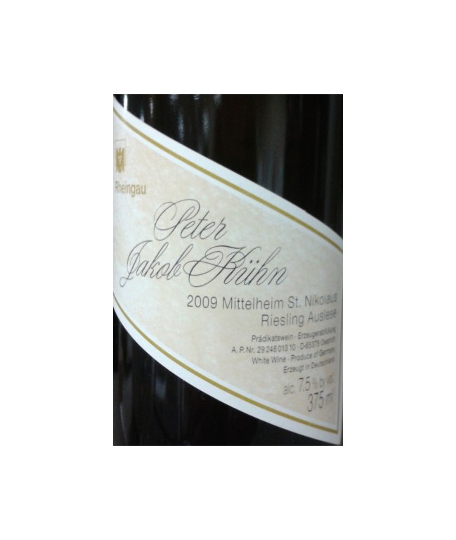 ST. NIKOLAUS Riesling Auslese GL 2010 0,375L