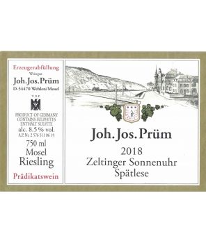 SONNENUHR (Zeltingen) Riesling Spätlese GL 2018 0,75L