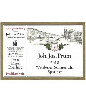 SONNENUHR (Wehlen) Riesling Spätlese GL 2018 0,75L