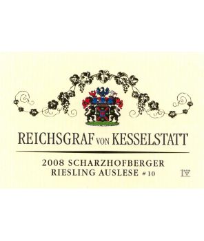 SCHARZHOFBERGER Riesling Auslese-Goldkapsel "Tonel 10" GL 2008 0,75L