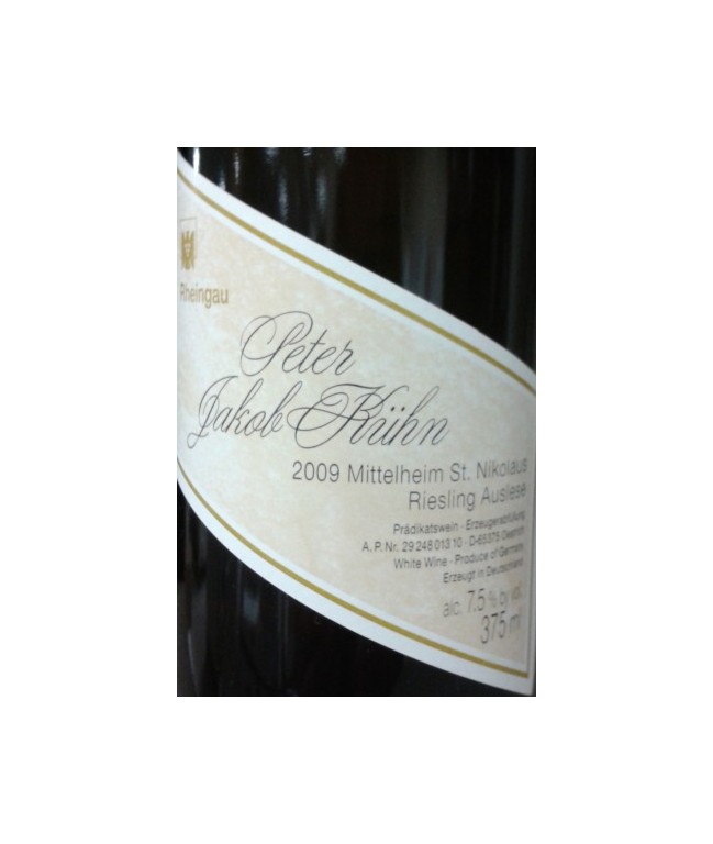 ST. NIKOLAUS Riesling Auslese GL 2009 0,375L